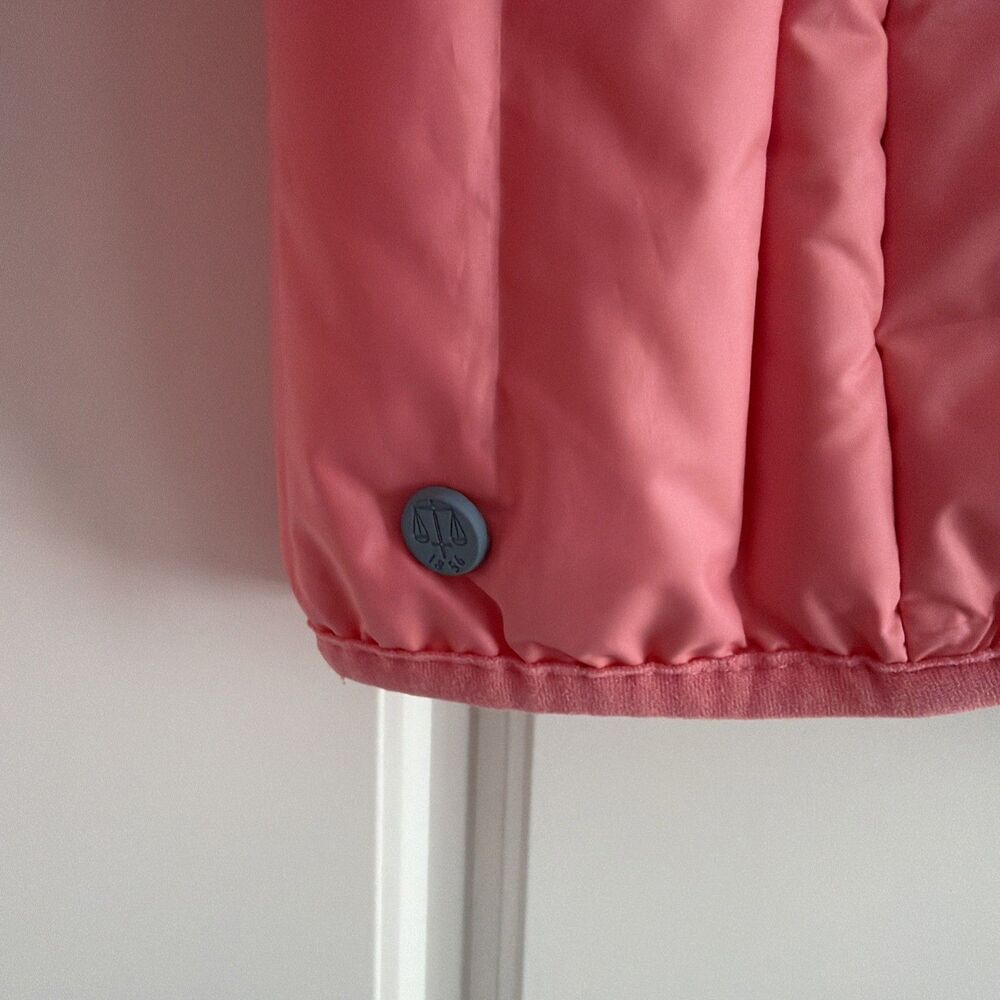 Hunter Pink Thin Down Layer QuiltedPuffer Jacket Coat medium - Picture 7 of 9